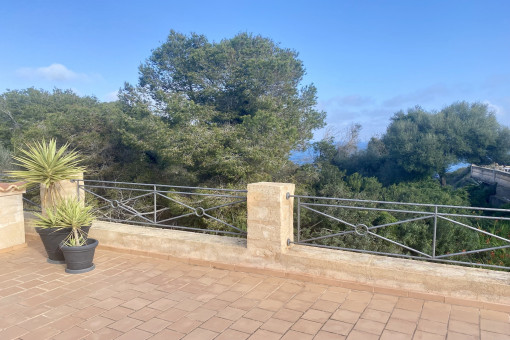 Dachterrasse mit Meerblick