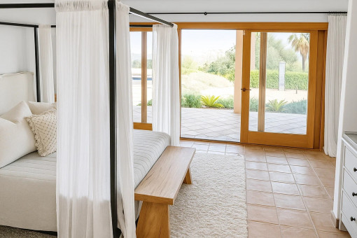 Die Mastersuite im Haupthaus