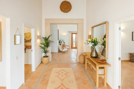 Der Empfangsbereich des Haupthauses