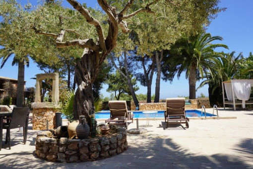 Romantisch charmantes Fincahotel mit Meerblick nahe Portocolom