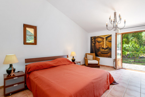 Drittes Schlafzimmer im rechten Flügel