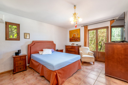 Schlafzimmer im linken Flügel