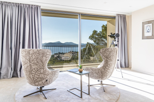 Ausblick vom Wohnzimmer