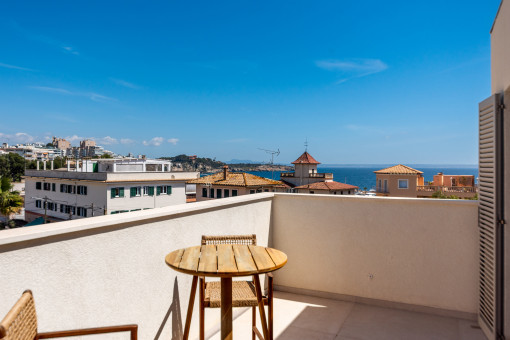 Terrasse mit Meerblick