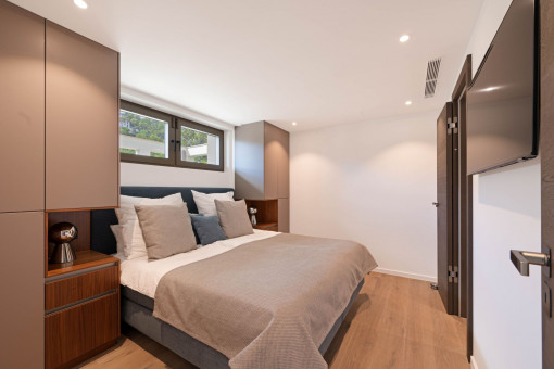  Schlafzimmer im Gästeapartment 