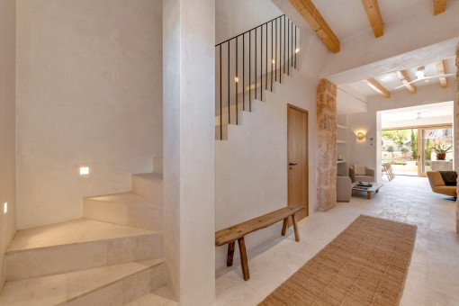 Treppenhaus mit feinen Details