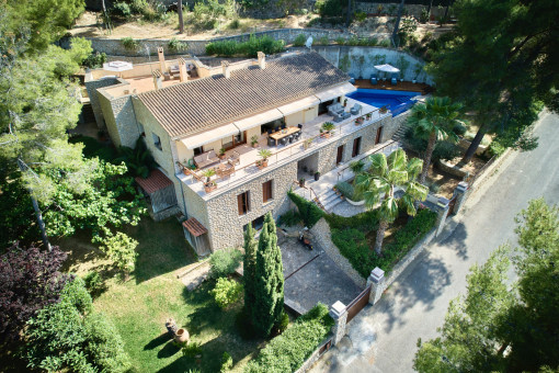 Aussenansicht der Villa