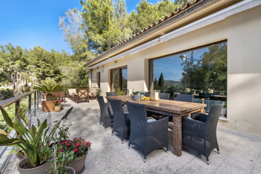 Outdoor-Esszimmer
