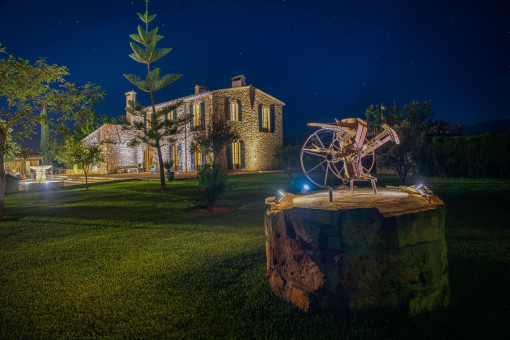 Charmante, im mallorquinischen Stil renovierte Finca in fußläufiger Nähe zum Dorfzentrum von Binissalem verfügbar ab 01. August