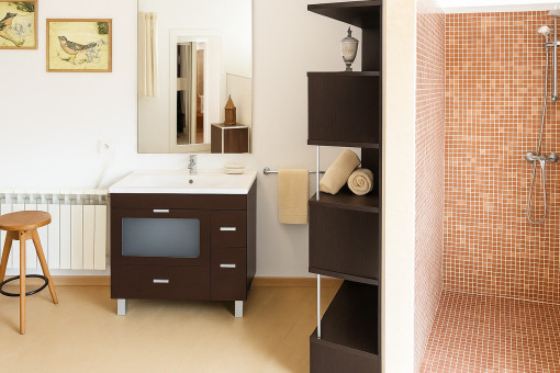 Badezimmer im Obergeschoss