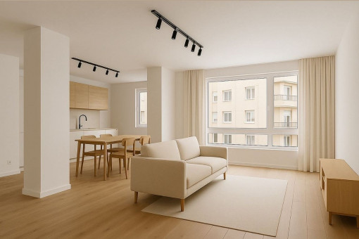 Geräumige und helle komplett renovierte Wohnung im Zentrum von Palma