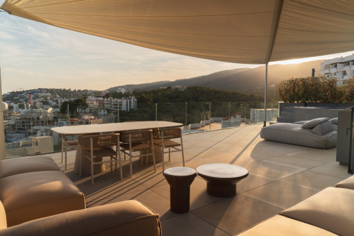 Dachterrasse mit Meerblick