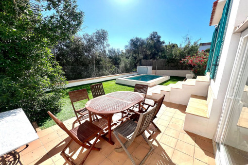 Terrasse am Pool