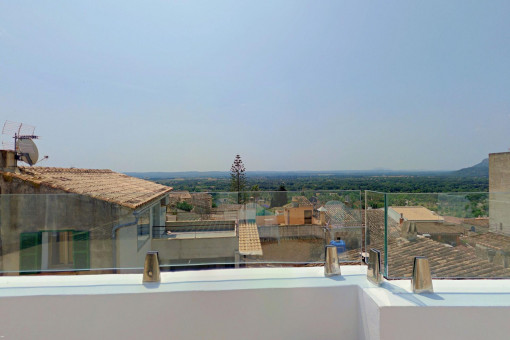 Panoramablick von der Dachterrasse
