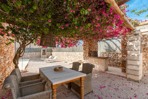 Patio mit Außenküche