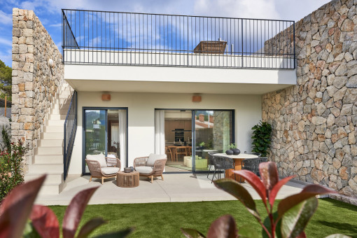 Gepflegter Außenbereich 