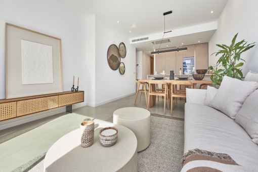 Offener Wohn-Essbereich