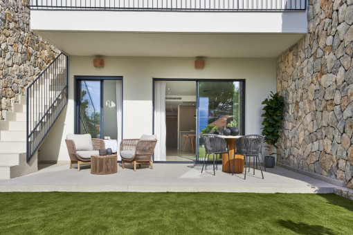 Überdachte Terrasse