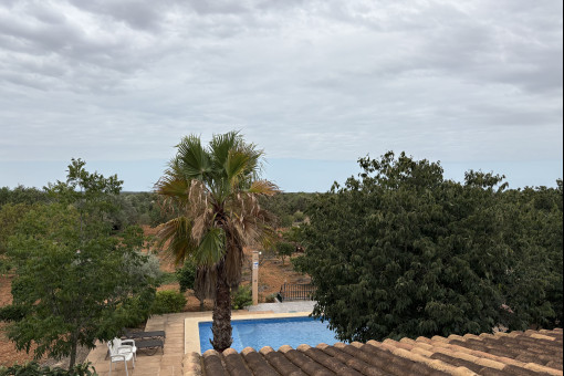 Ausblick zum Pool