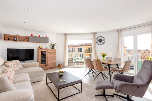 Helles und modernes Apartment mit Balkon im Zentrum von Llucmajor