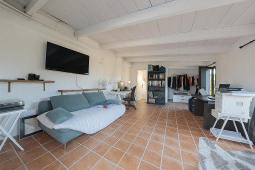 Drittes externes Schlafzimmer im Haupthaus (Büro)
