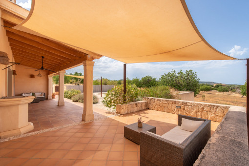 Überdachte Terrasse