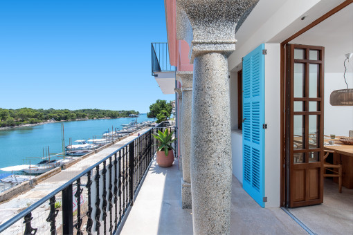 Wunderschöner Blick auf den Hafen