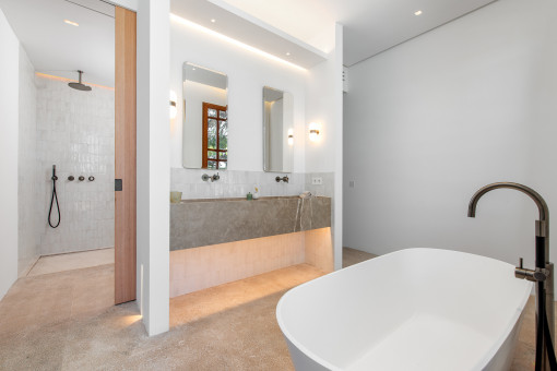 Freistehende Badewanne