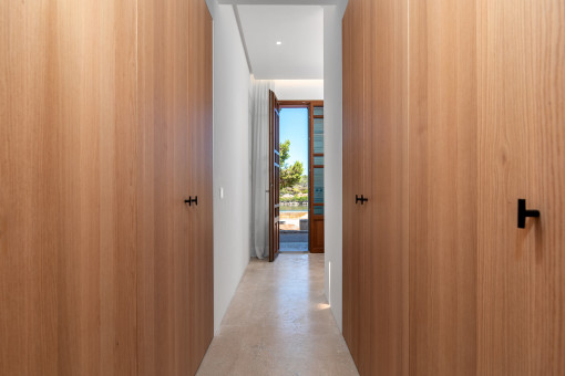 Ankleidebereich in der Mastersuite