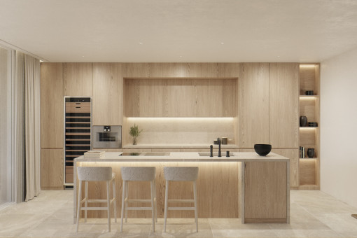 Designküche mit Bosch-Ausstattung für höchste Ansprüche