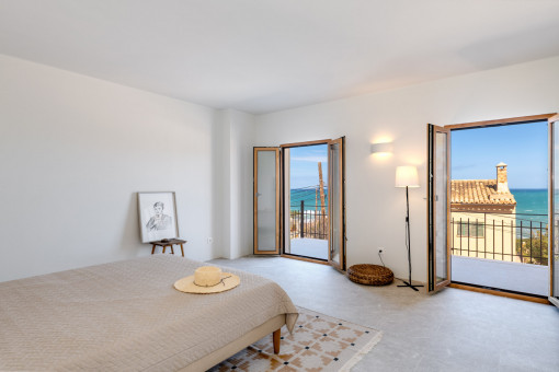 Hauptschlafzimmer mit Meerblick
