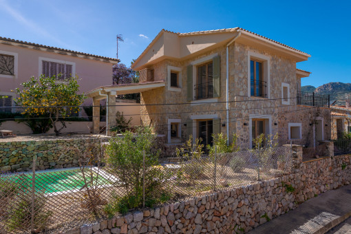 Ansicht von der Straße