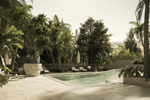 Tropischer Garten