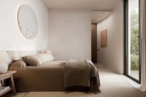 Schlafzimmer mit Terrasse