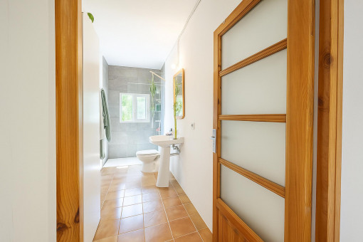 Badezimmer des Gästeapartments