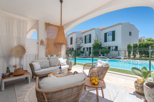 Wunderschöne Duplex-Wohnung in einer strandnahen Anlage in Cala Santanyi