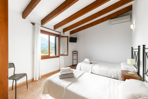 Zweites Schlafzimmer im Obergeschoss