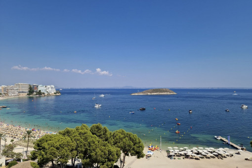 Meerblick-Studio zur Miete ab 1. September – Melia South Beach Magaluf