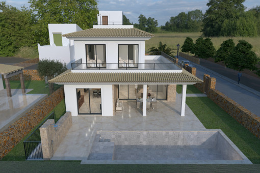 Villa mit Dachterrasse