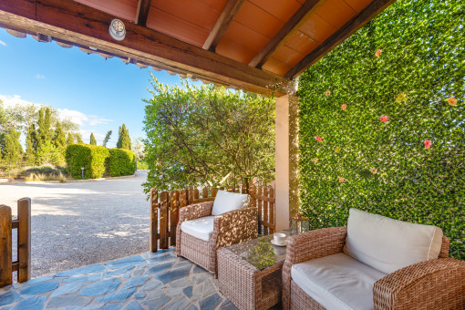 Lounge im Eingangsbereich