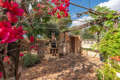 Charmanter Barbecuebereich