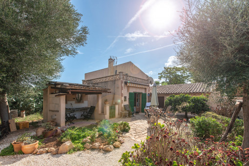 Überdachte Terrasse