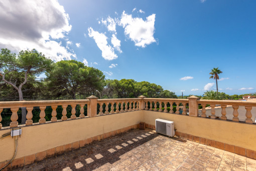Meerblick von der Dachterrasse