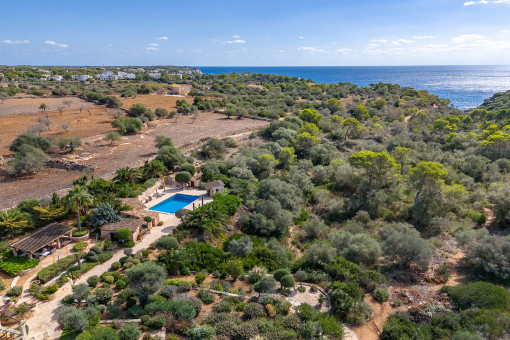 Finca nahe am Meer