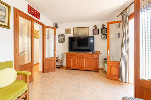 Wohnzimmer der unteren Wohnung