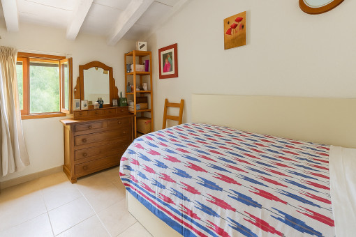 Zweites Schlafzimmer der oberen Wohnung