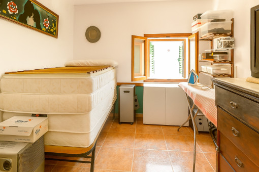 Drittes Schlafzimmer der unteren Wohnung