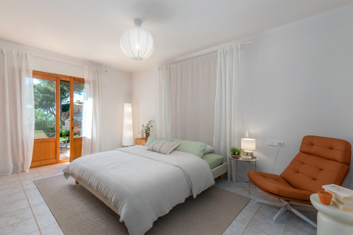 Eines von 2 Schlafzimmern