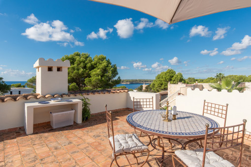 Dachterrasse mit Meerblick