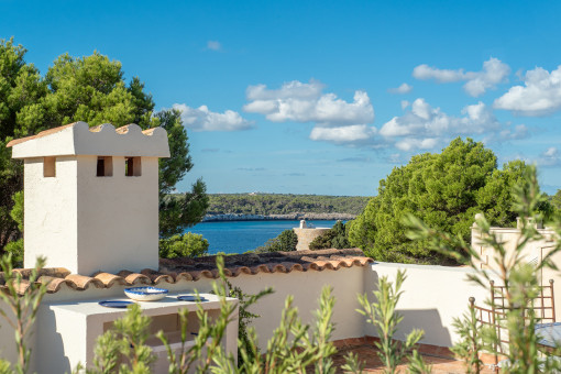 Dachterrasse mit Meerblick